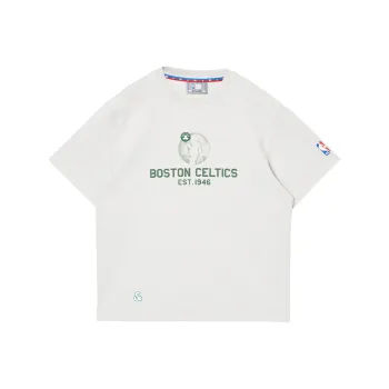 JACK JONES· JACK & JONES NBA Co brand T Shirt Men's Lime Gray Heather Gray