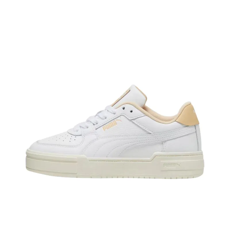 PUMA Ca Pro Classic Anti Slip Wear Resistant Low Top Skateboard Shoes Women's White-0