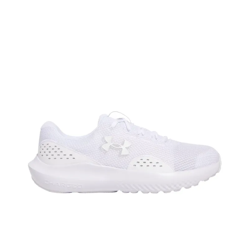 Under Armour Charged Surge 4 Low Top Running Shoes Men's White-1