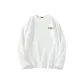 [Fleece-Waffle Pattern]White (Ma Paper Folding Printed Chest Logo)