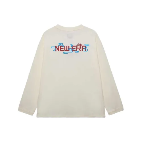 New Era Snake Year Spring Festival Limited Series T-Shirts Unisex Ivory White