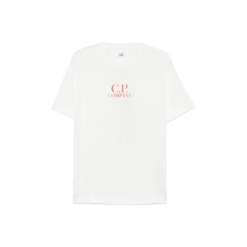 C.P.Company Logo print T shirt-0