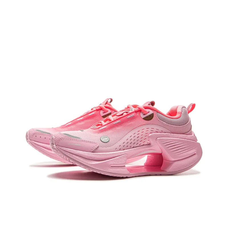LiNing Jueying CRC Slip Resistant Rebound Low Top Casual Shoes Women's Pink-2