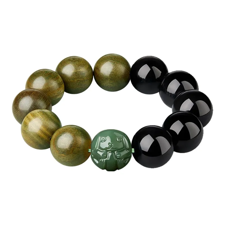 SGE Green Sandalwood Bracelets Men's-14