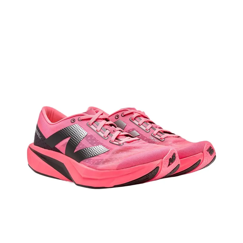 New Balance FuelCell Rebel V4 Abrasion Resistant Low Top Running Shoes Men's Pink-2