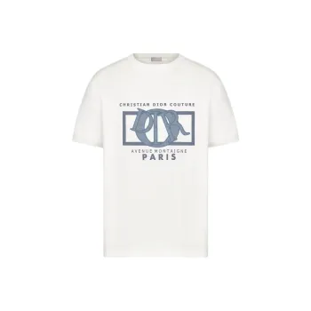 DIOR Relaxed Fit Crewneck T Shirt