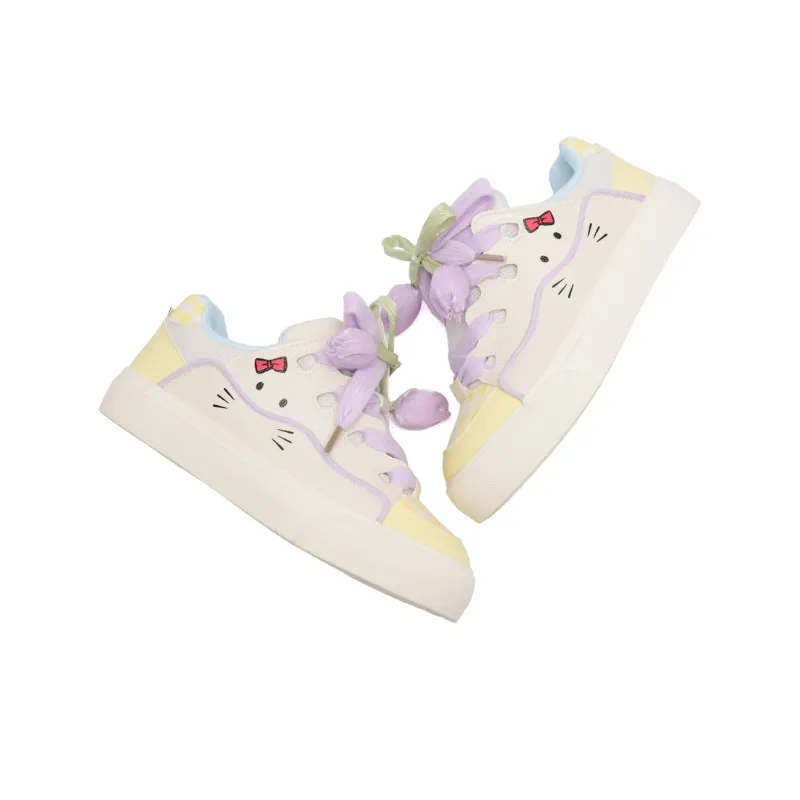 ALI THE FOX Slip Resistant, Abrasion Resistant, Lightweight, Breathable Low Top Skateboard Shoes Women's-18