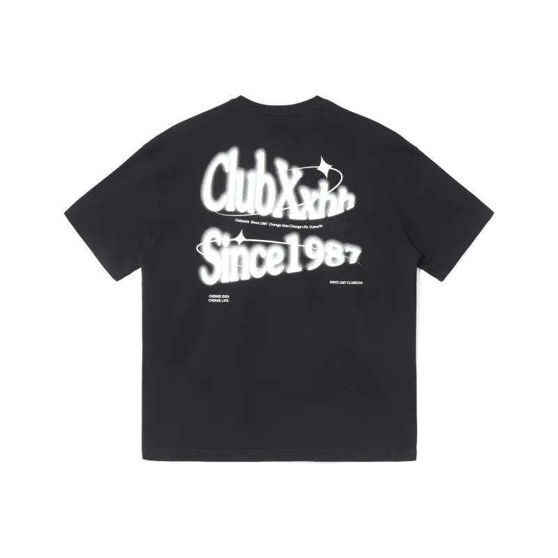 Clubxxhh T Shirts Unisex Black-0