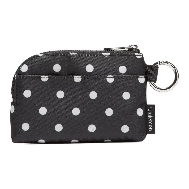 Lululemon Recycled Polyester Card Holder Regular Unisex Black & White-1