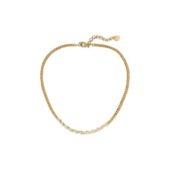 Shay 18kt Yellow Gold Baby Link Pavé Diamond Choker