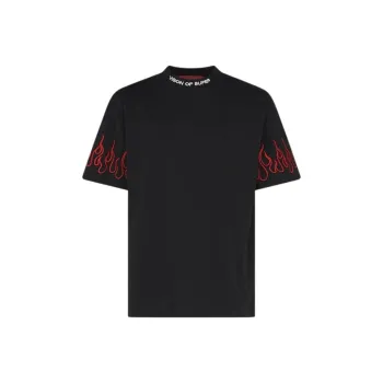 Vision Of Super Flame print T shirt