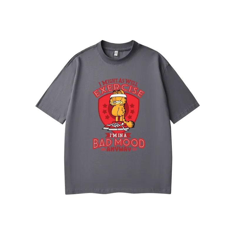FOREVER 21 Garfield Joint Name T Shirts Unisex-5