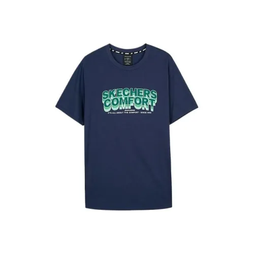 Skechers Funny Monster T-Shirt Unisex Medieval Blue