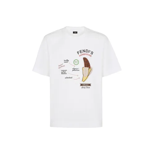 FENDI T Shirts Men White