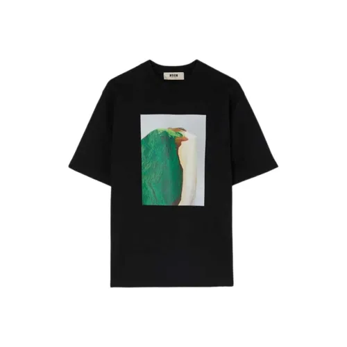 MSGM T Shirts Unisex Black