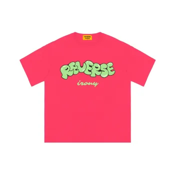 EMPTY REFERENCE x REVERSE IRONY T Shirt Unisex Rose Red