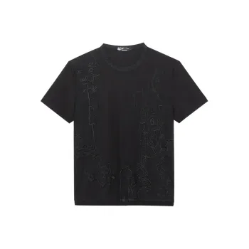 ANDREW MACKENZIE T Shirt Men's Black