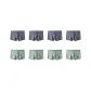 8-Pack (Dark Gray 4+Dark Green 4)
