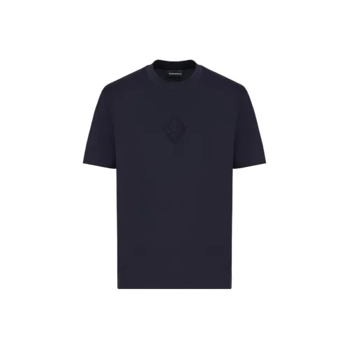 EMPORIO ARMANI Asv Jersey T shirt With Embossed Eagle Logo