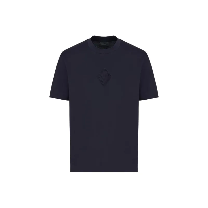 EMPORIO ARMANI Asv Jersey T shirt With Embossed Eagle Logo-0