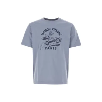 Maison Kitsune Racing Fox Cotton T shirt