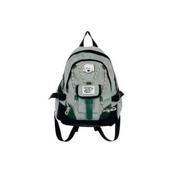 Tong Tong Rabbit Nylon Backpack Unisex Green
