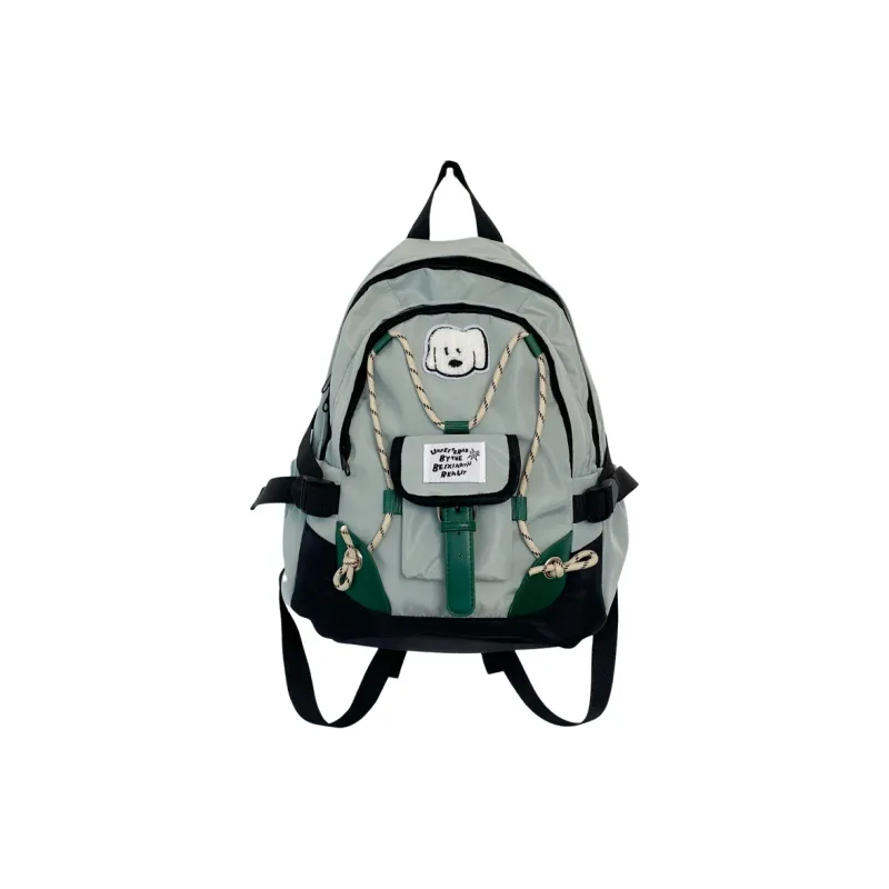 Tong Tong Rabbit Nylon Backpack Unisex Green-0