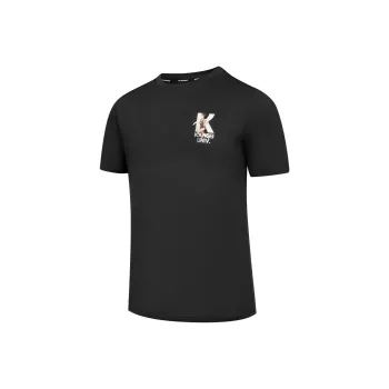 QIAODAN x QIANGFENGCHUIFU T Shirt Men's Black