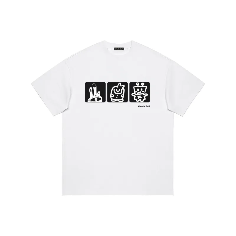 CHARLIE GOLF T Shirt Unisex White-1