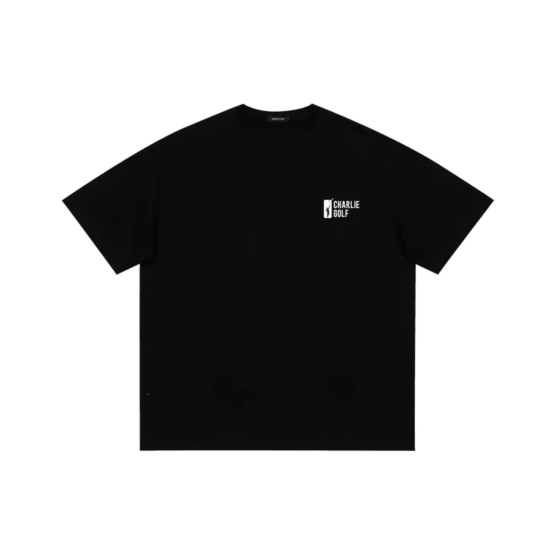 CHARLIE GOLF T Shirt Unisex Black-0