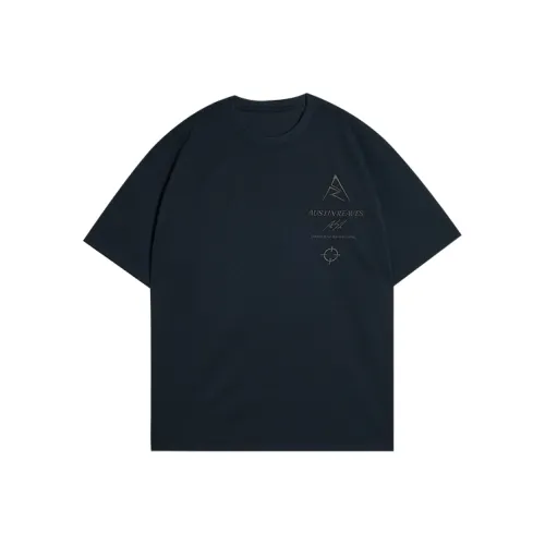 RIGORER x AOSITING·LIFUSI Waffle Knit Breathable Sweat Wicking Crew Neck Exercise Casual Sports T Shirt Unisex