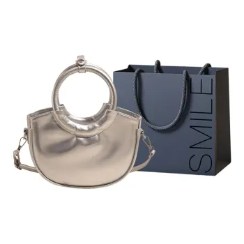 SWIMADE PU Handbag Regular Women's Ecru/Silver/Black/Khaki/Pink