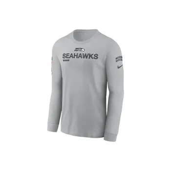 Nike Seattle Seahawks Salute To Service Mascot Edge Legend Men's Nike Nfl Long Sleeve T Shirt
