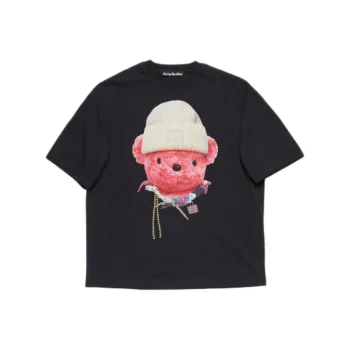 Acne Studios Teddy Printed Crewneck T Shirt