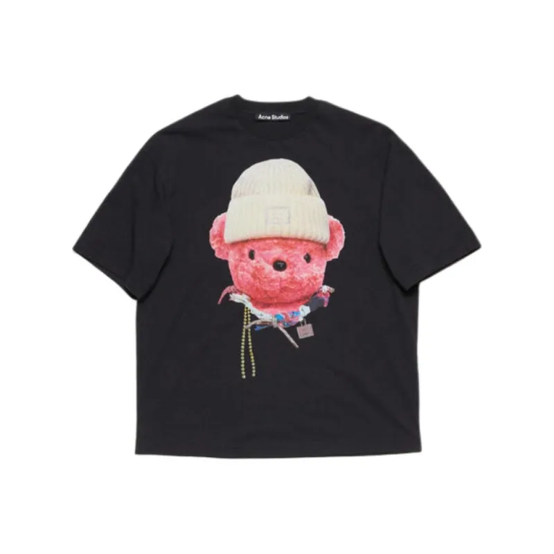 Acne Studios Teddy Printed Crewneck T-Shirt-0