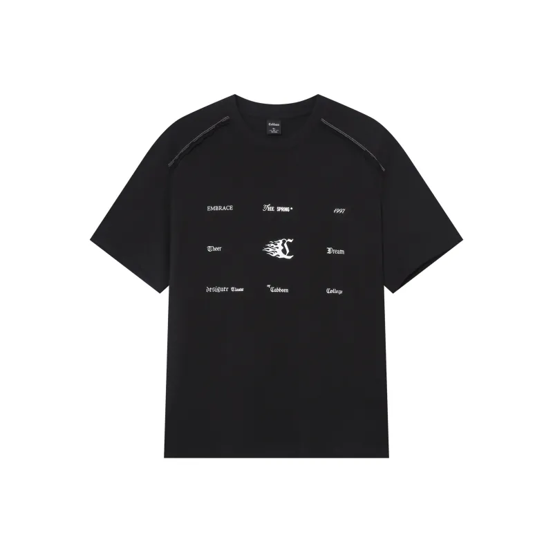 Cabbeen T Shirt Men's Coal Black 01-0