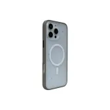 Ink Splash Style+Matte Transparent White Flap Back Panel+Titanium Frame