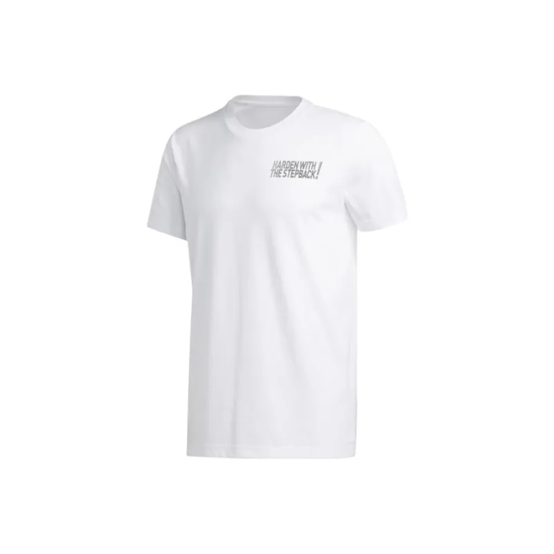 Adidas Harden Stepback T-Shirt Men's White-0