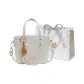 Ecru+Pendant+Shopping Bag