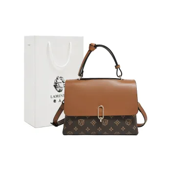 Old Man's Head Synthetic Leather Handbag Regular Women's Multicolor