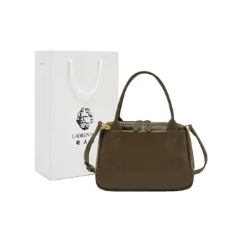 Old Man's Head Vegetable Tanned Cow Leather Crossbody Bag Regular Women's Black/Green/Walnut