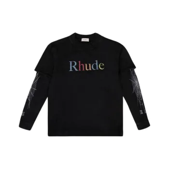RHUDE Logo Long Sleeve T Shirt