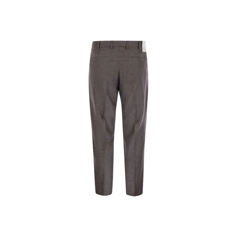 PT Pantaloni Torino FW24 Casual Pants Men's Brown-1