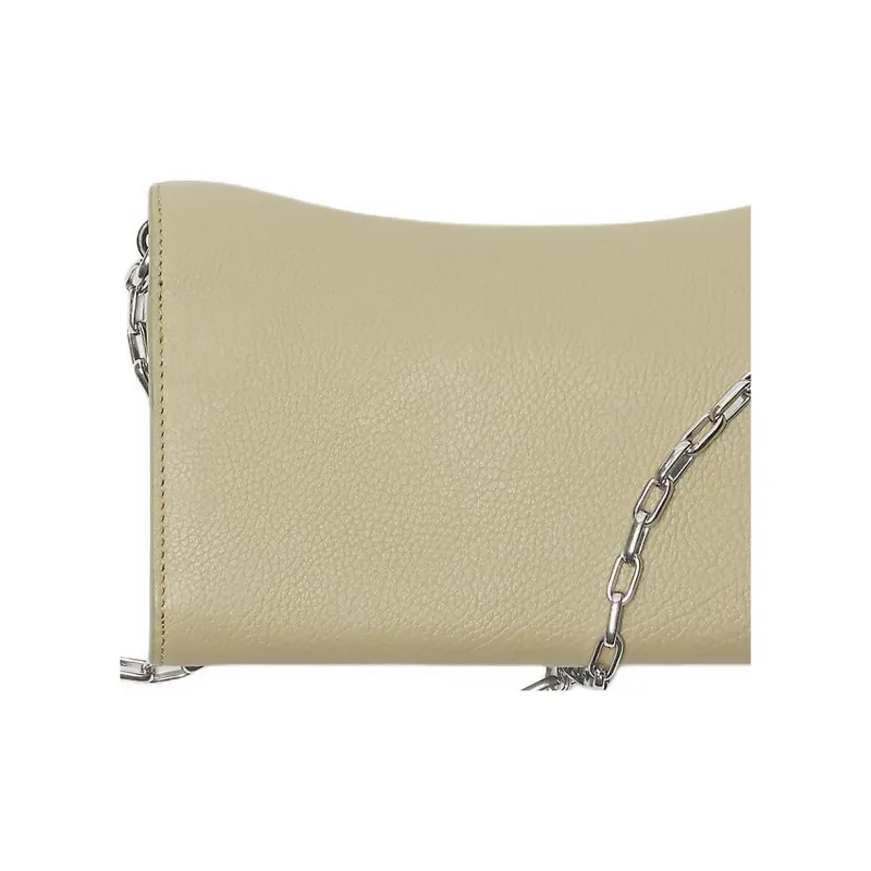 Burberry Grain Cow Leather Shoulder Bag, Crossbody Bag, Wallet Women's Hunter Beige-3