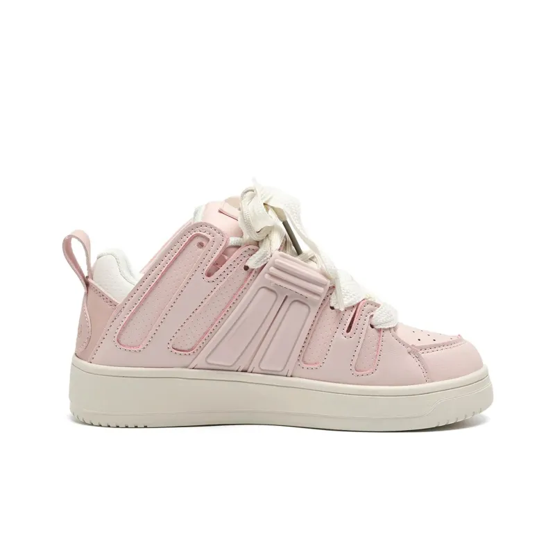 Circle Small Cushioning Coverage Height Increasing Lightweight Breathable Low Top Skateboard Shoes Women's-4
