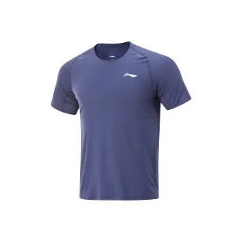 LiNing Running Collection T Shirt Men's Sky Twilight Blue