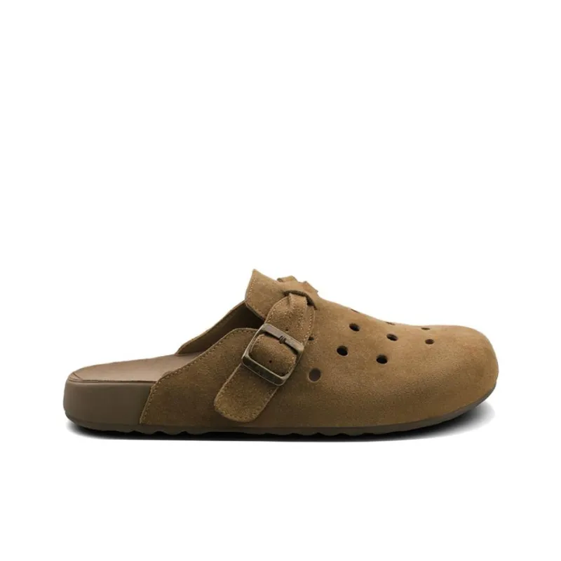 Safiya Wrap toe Slippers Women's Camel-1