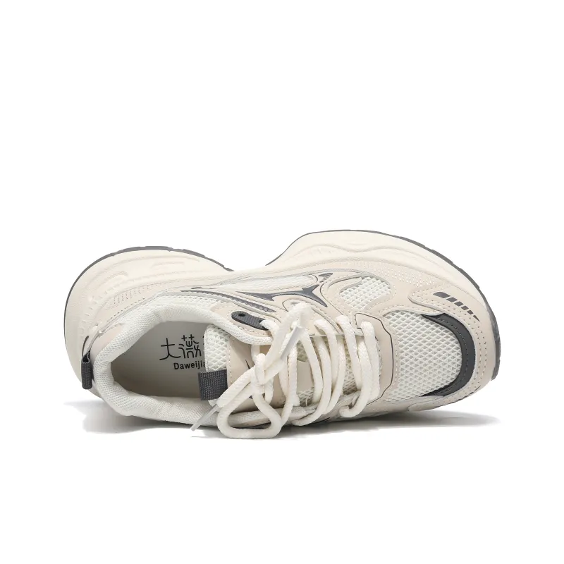 Dawei's House Slip Resistant Breathable Low Top Chunky Sneakers Women's-5