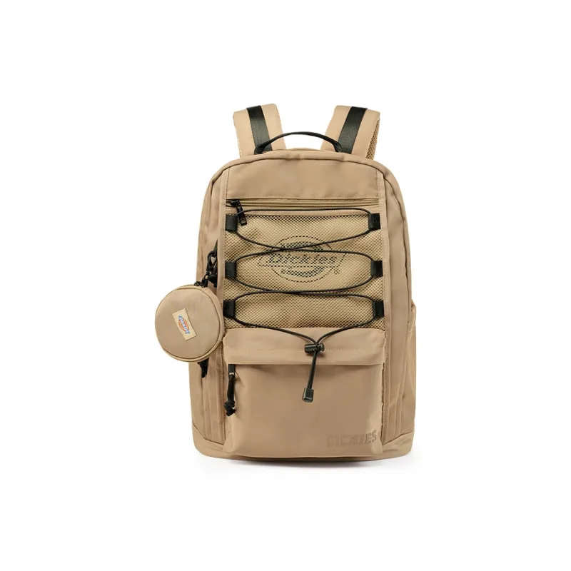 Dickies Polyester Backpack Laptop Backpack Large Size Unisex Black/Khaki-6