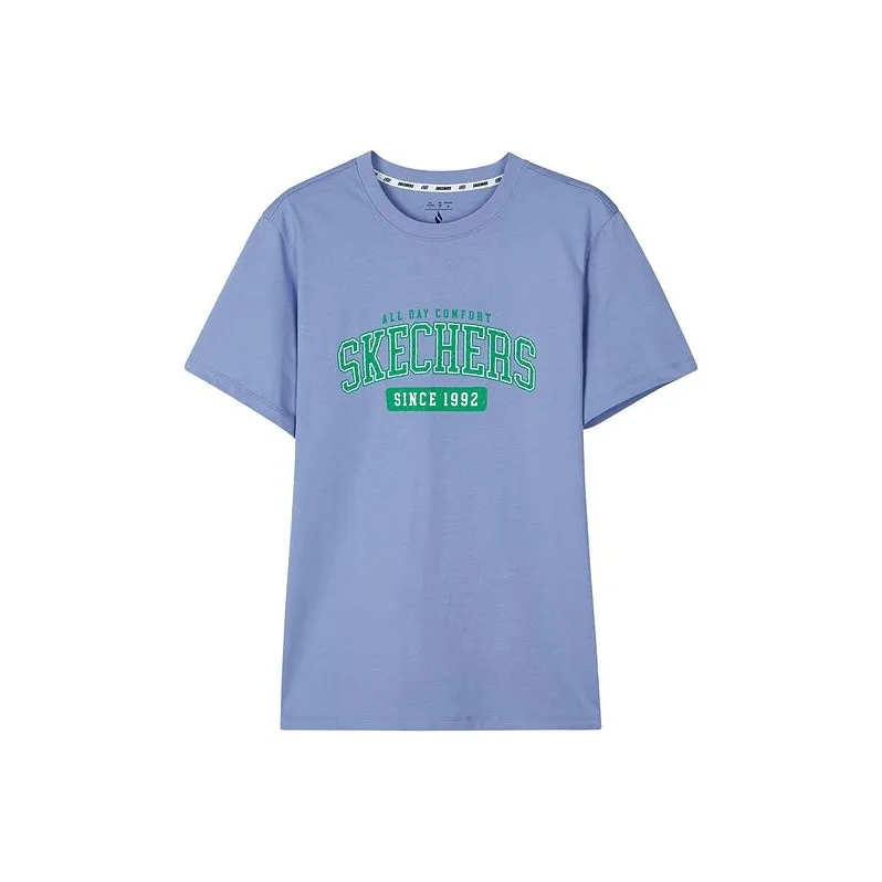 Skechers T Shirt Men's Impression Purple-0